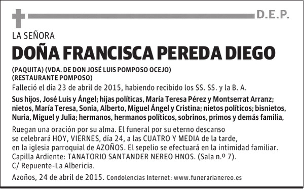 Francisca Peredo Diego
