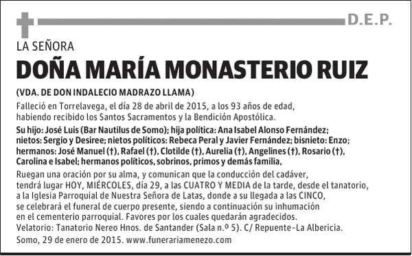 María Monasterio Ruiz
