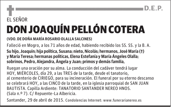 Joaquín Pellón Cotera