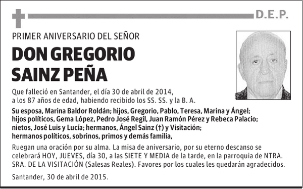 Gregorio Sainz Peña