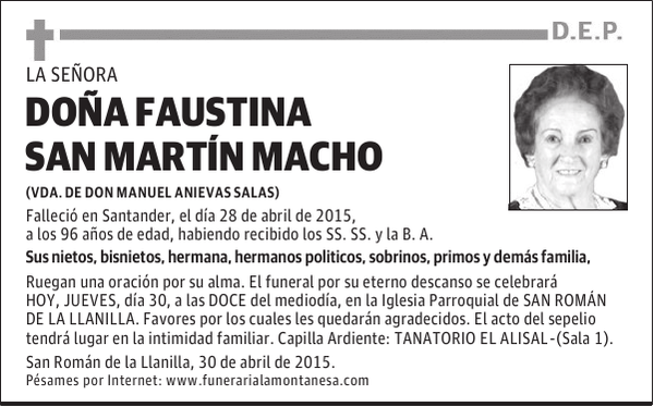 Faustina San Martín Macho
