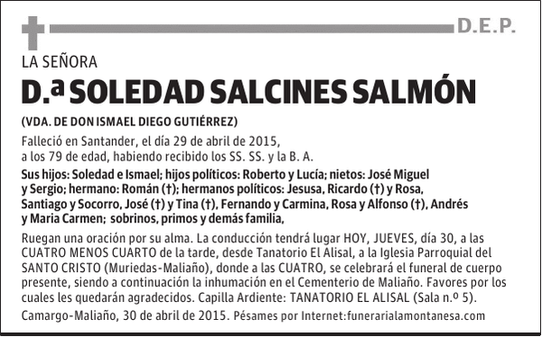 Soledad Salcines Salmón