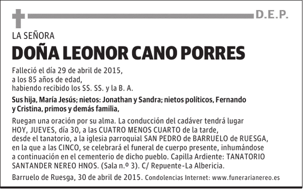 Leonor Cano Porres