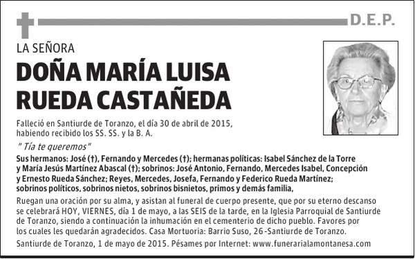 María Luisa Rueda Castañeda