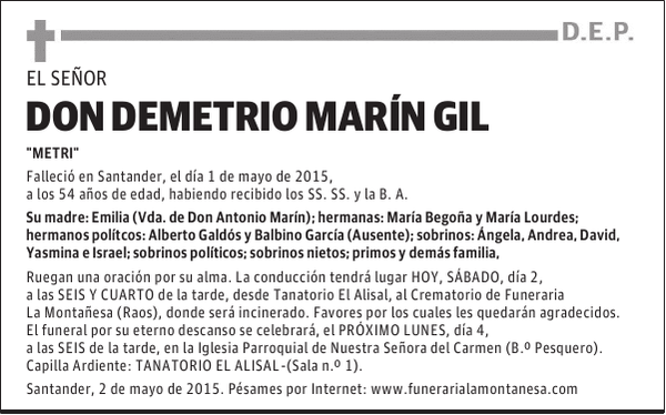 Demetrio Marín Gil