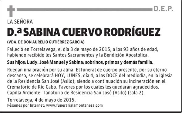 Sabina Cuervo Rodríguez