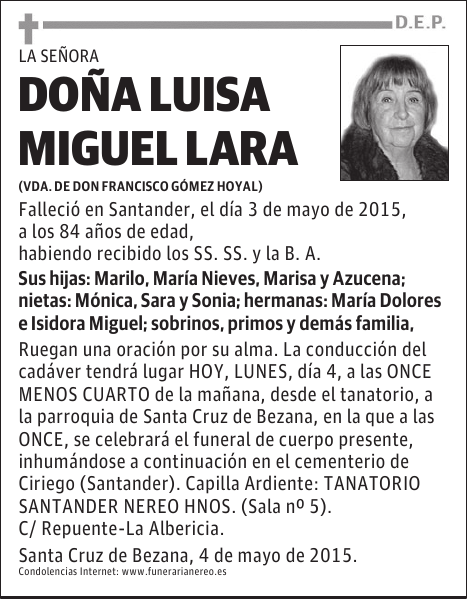 LUISA MIGUEL LARA