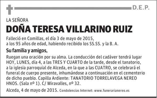TERESA VILLARINO RUIZ