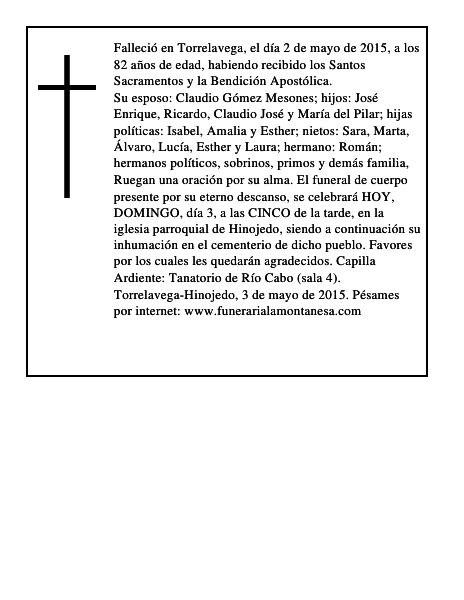 Doña Francisca Ituarte Puerto