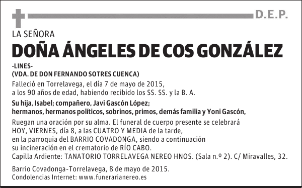 Ángeles de Cos González