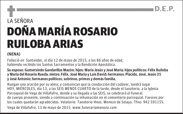 María Rosario Ruiloba Arias