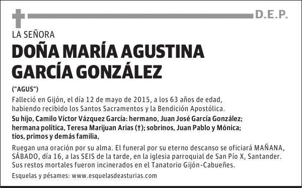 María Agustina García González