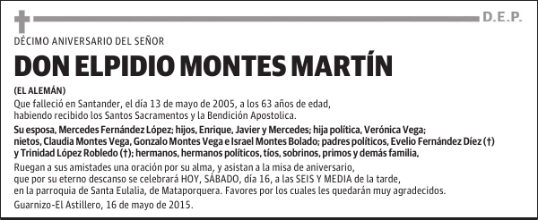 Elpidio Montes Martín