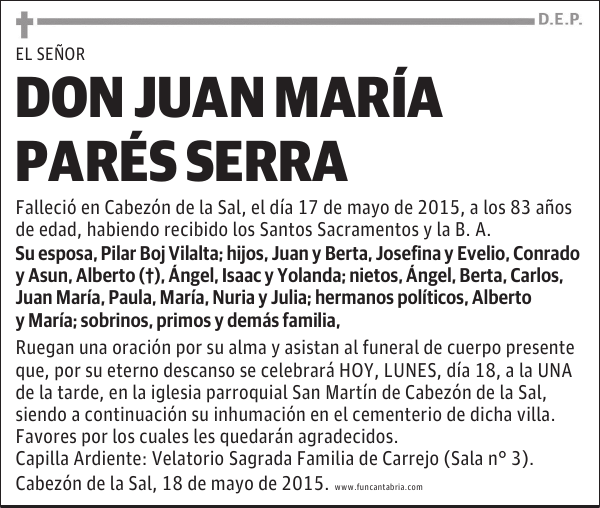 Juan María Pares Serra