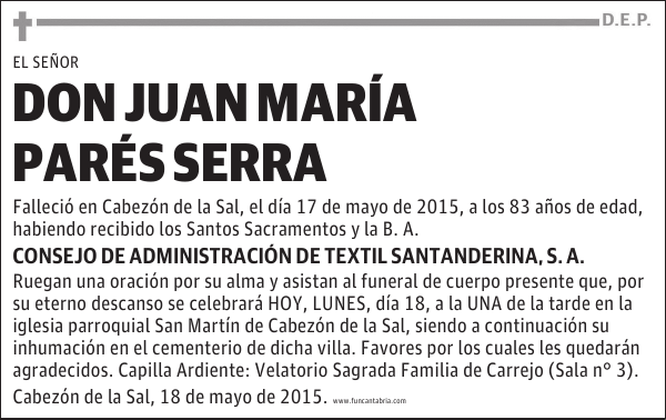 Juan María Pares Serra