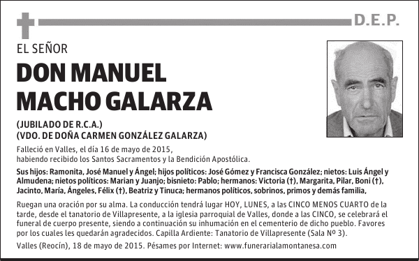 Manuel Macho Galarza