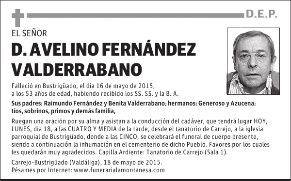 Avelino Fernández Valderrabano