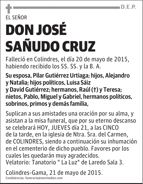 José Sañudo Cruz
