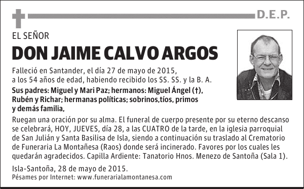 Jaime Calvo Argos