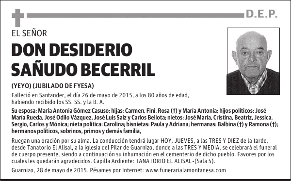 Desiderio Sañudo Becerril