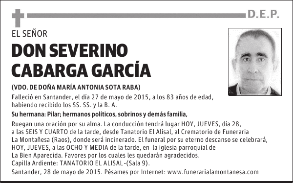 Severino Cabarga García