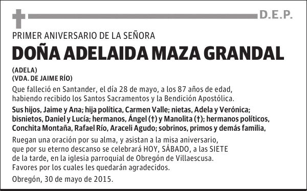 Adelaida Maza Grandal