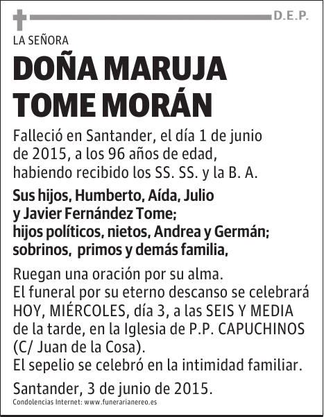 Maruja Tome Morán