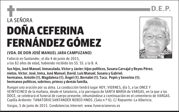 Ceferina Fernández Gómez