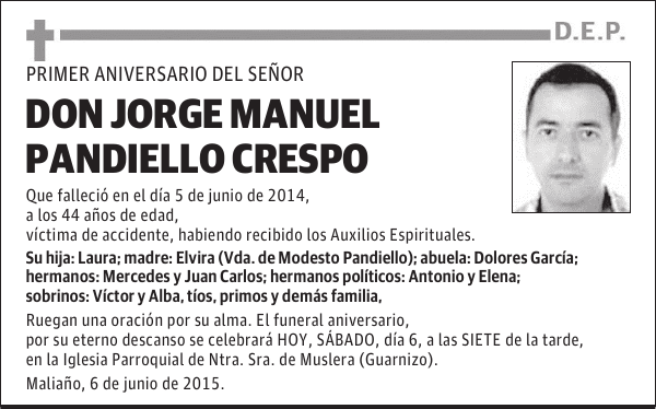 Jorge Manuel Pandiello Crespo