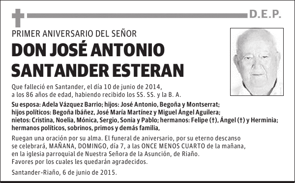 José Antonio Santander Esteran