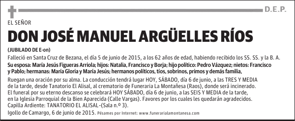 José Manuel Argüelles Ríos