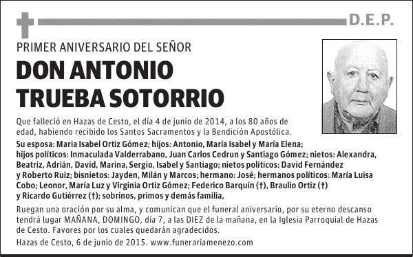 Antonio Trueba Sotorrio