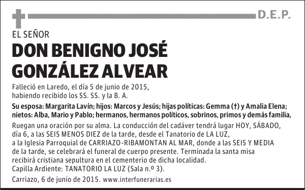 Benigno González Alvear