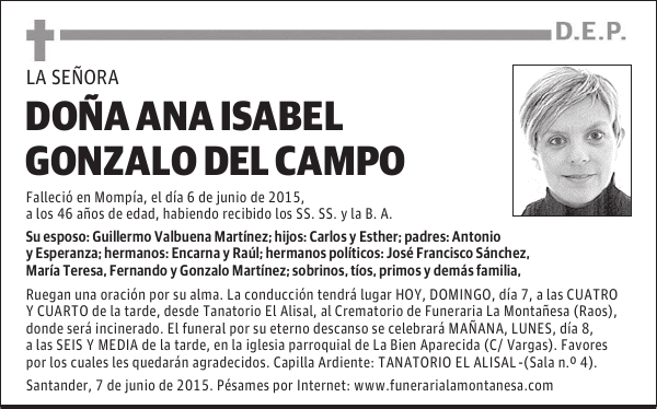 Ana Isabel Gonzalo del Campo