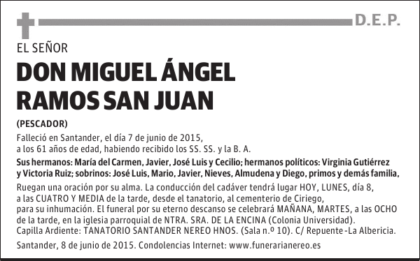 Miguel Ángel Ramos San Juan