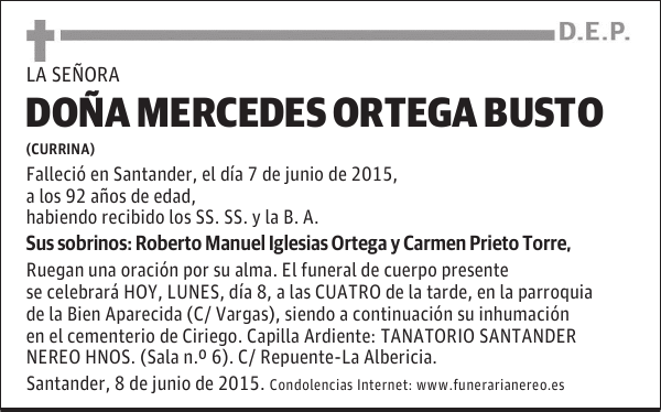 Mercedes Ortega Busto