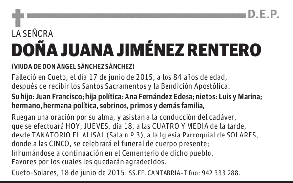 Juana Jiménez Rentero