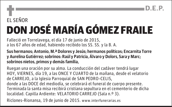 José María Gómez Fraile