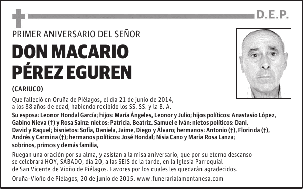 Macario Pérez Eguren