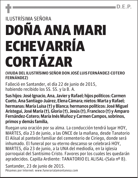 Ana Mari Echevarría Cortázar