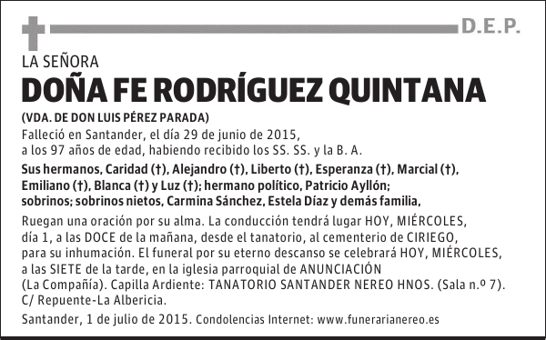 Fe Rodríguez Quintana