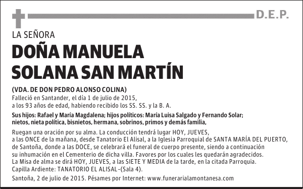 Manuela Solana San Martín