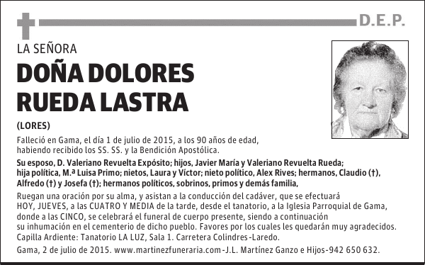 Dolores Rueda Lastra