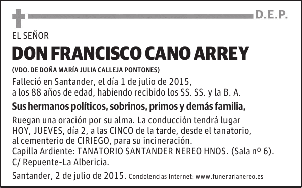 Francisco Cano Arrey