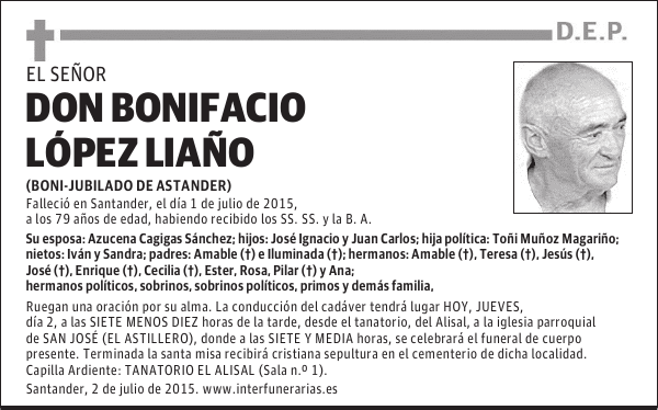 Bonifacio López Liaño