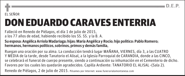 Eduardo Caraves Enterria