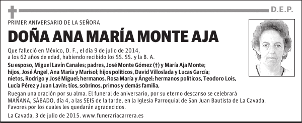 Ana María Monte Aja