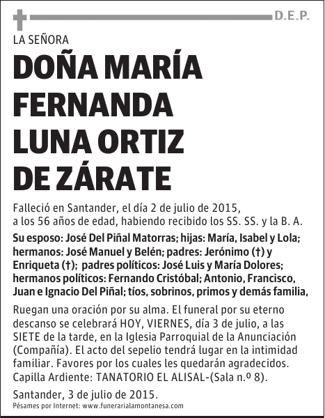 María Fernanda Luna Ortiz de Zárate