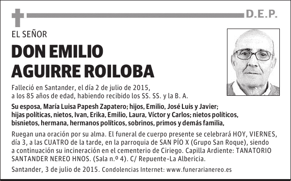 Emilio Aguirre Roiloba