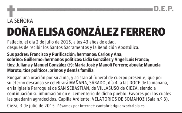 Elisa González Ferrero